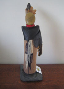Hand Crafted Tribal Doll - Little Wolf - Dolls by Artist Valade - Tribal Visions